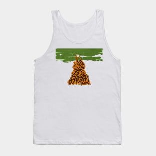 if you fell in love with the tree , climb it. (Arabic Calligraphy) Tank Top